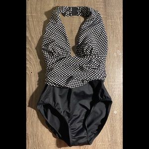 One-piece Retro Bathing Suit